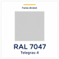 Preview: Protectakote WB Farbton Telegrau 4 RAL 7047